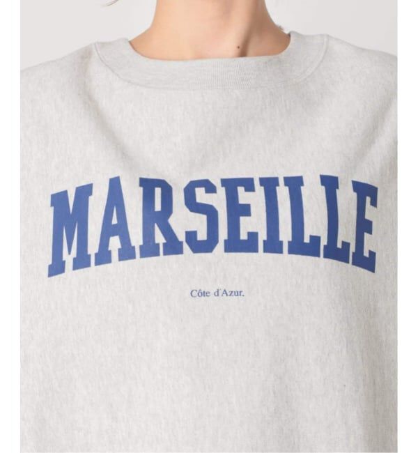 SLOBE IENA「《WEB限定/追加3》MARSEILLE ロゴスウェット」|スウェット・ジャージ|