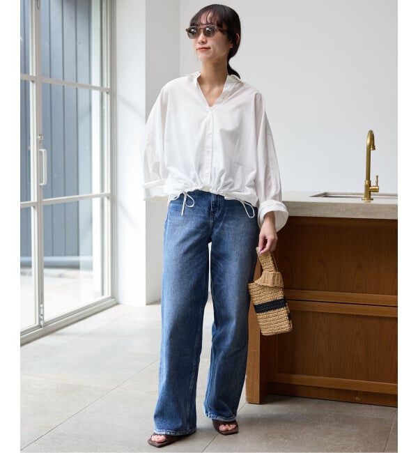 SLOBE IENA「ドロストシャツ」|シャツ・ブラウス|