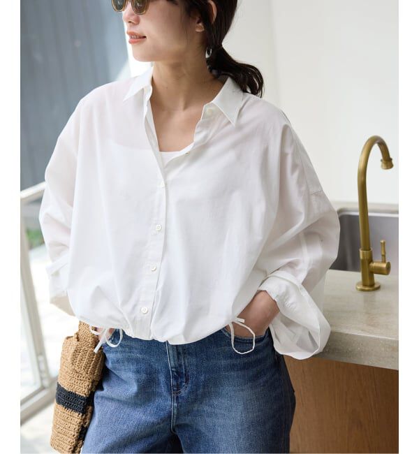 SLOBE IENA「ドロストシャツ」|シャツ・ブラウス|