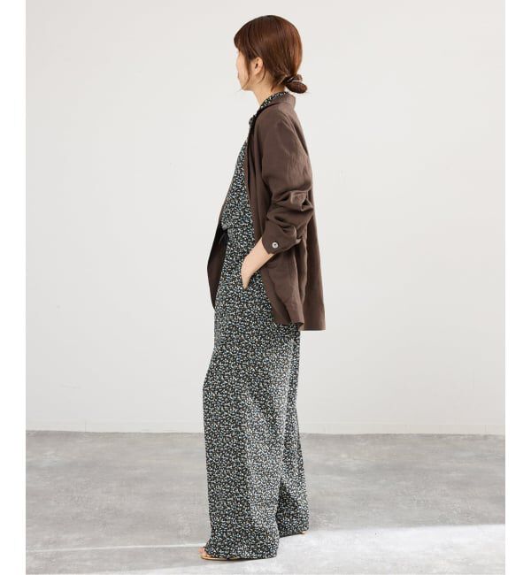 IENA「《追加》ウォッシャブル ソフトリネン リラックスジャケット」|テーラードジャケット|