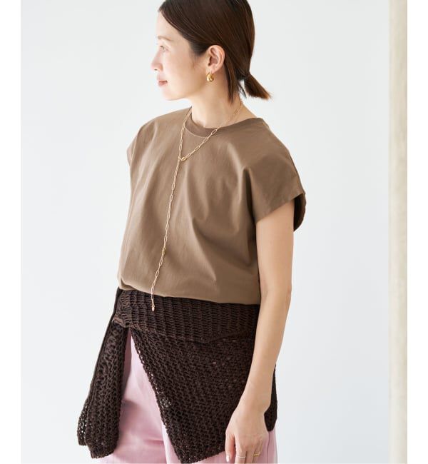 IENA「《新色あり/追加8》ラウンドテールプルオーバー」|Tシャツ・カットソー|ブラウン B