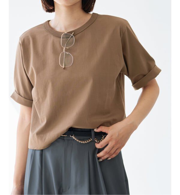 IENA「クロップドTシャツ」|Tシャツ・カットソー|