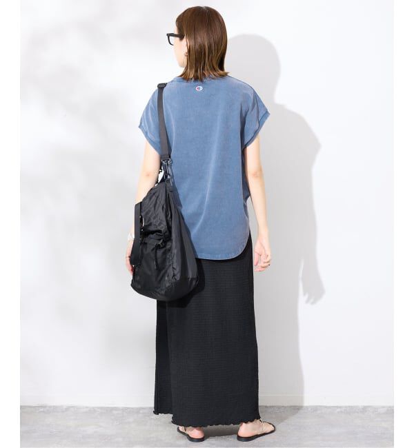 SLOBE IENA「《予約》Champion/チャンピオン SLOBE別注 フレンチスリーブロゴTシャツ」|Tシャツ・カットソー|