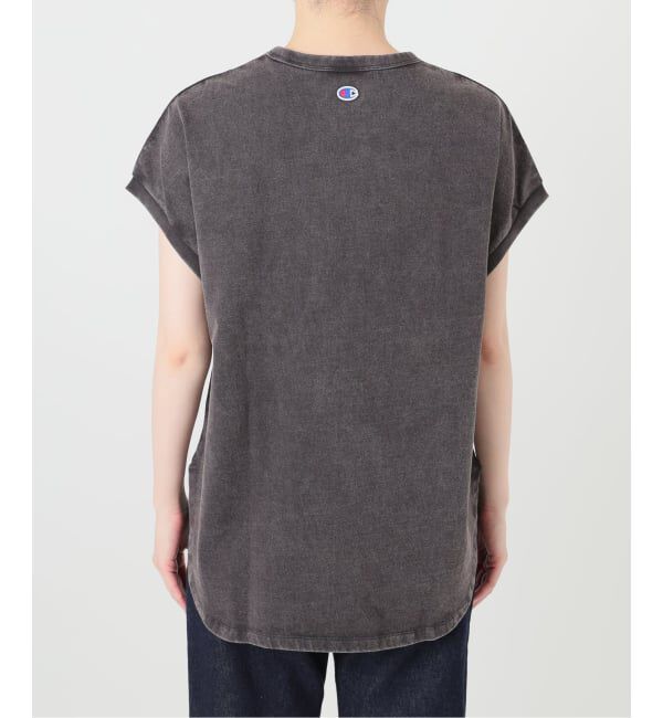 SLOBE IENA「《予約》Champion/チャンピオン SLOBE別注 フレンチスリーブロゴTシャツ」|Tシャツ・カットソー|