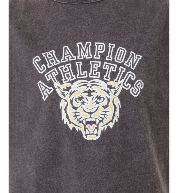 SLOBE IENA「《予約》Champion/チャンピオン SLOBE別注 フレンチスリーブロゴTシャツ」|Tシャツ・カットソー|