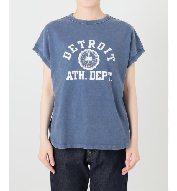 SLOBE IENA「《予約》Champion/チャンピオン SLOBE別注 フレンチスリーブロゴTシャツ」|Tシャツ・カットソー|