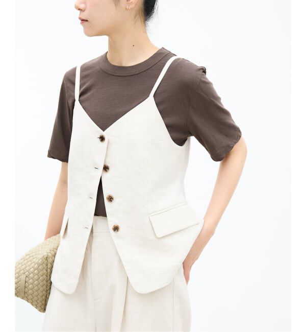 IENA「《予約》ATON/エイトン FRESCA SINGLE JERSEY SS EX Tシャツ」|Tシャツ・カットソー|