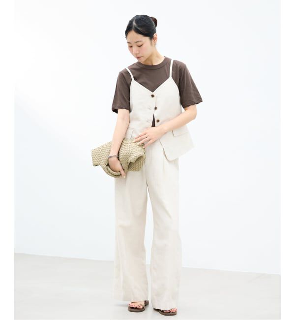 IENA「《予約》ATON/エイトン FRESCA SINGLE JERSEY SS EX Tシャツ」|Tシャツ・カットソー|