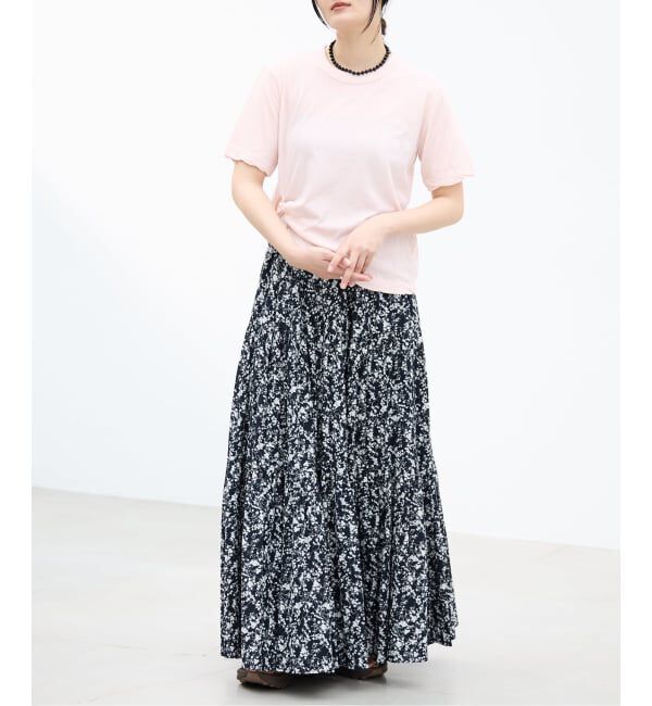 IENA「《予約》ATON/エイトン FRESCA SINGLE JERSEY SS EX Tシャツ」|Tシャツ・カットソー|