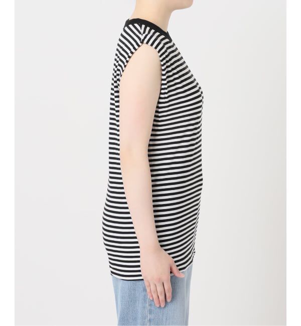 IENA「《予約》ATON/エイトン FRESCA SINGLEJERSEY NS ノースリーブ」|Tシャツ・カットソー|