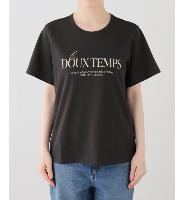 SLOBE IENA「The DOUX TEMPS TEE」|Tシャツ・カットソー|グレー