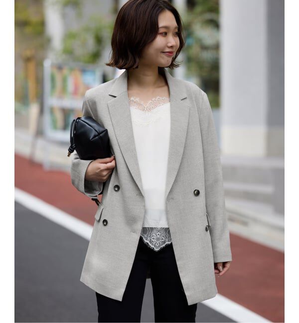 SLOBE IENA「《WEB限定/追加4予約》サテンレースキャミソール」|キャミソール|