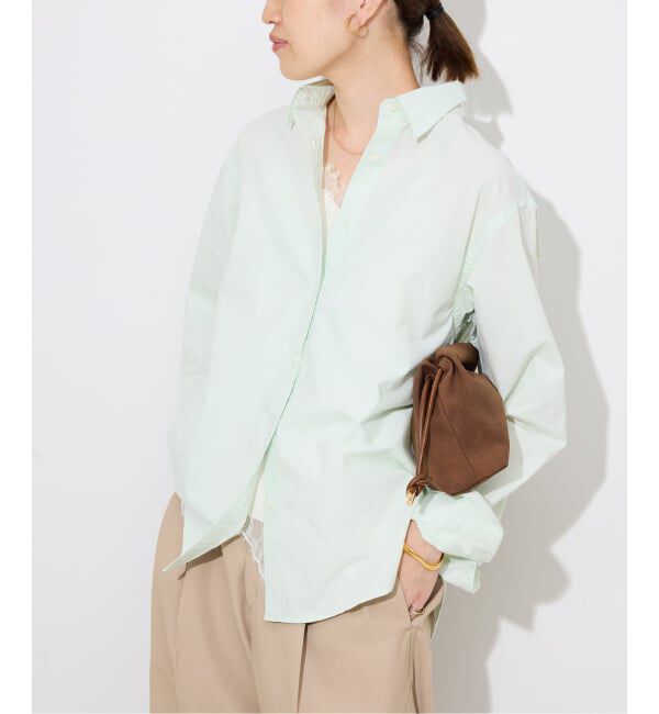 SLOBE IENA「《WEB限定/追加4予約》サテンレースキャミソール」|キャミソール|