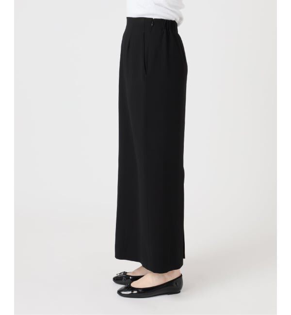 IENA「《予約/接触冷感/防シワ/吸水速乾》ストレッチジョーゼット Iラインスカート」|スカート|