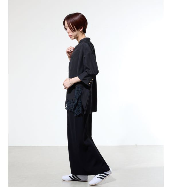 IENA「《予約/接触冷感/防シワ/吸水速乾》ストレッチジョーゼット Iラインスカート」|スカート|