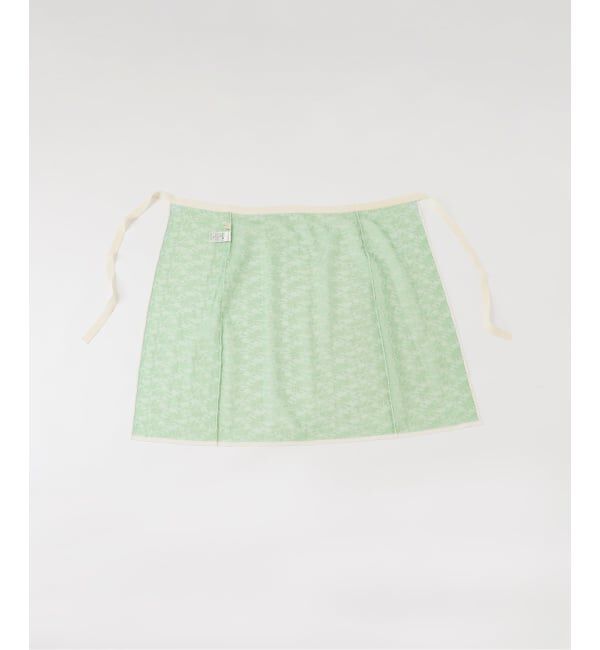 IENA「《予約/一部店舗限定》フラワージャガード ラップスカート」|スカート|