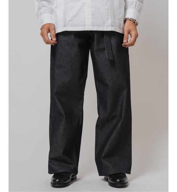 EDIFICE「LEVI&rsquo;S(R)/リーバイス(R) 別注 TWISTED BELTED デニムパンツ (L30)」|デニム|