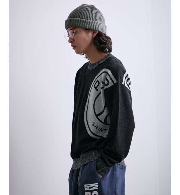 Paris Saint-Germain「【Paris Saint-Germain / パリ・サン＝ジェルマン】 JP Emblem knit pullover」|ニット・セーター|