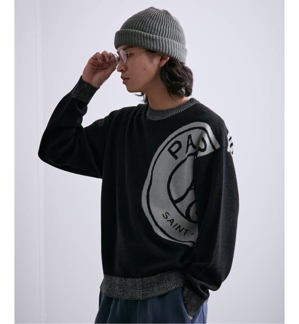 Paris Saint-Germain「【Paris Saint-Germain / パリ・サン＝ジェルマン】 JP Emblem knit pullover」|ニット・セーター|