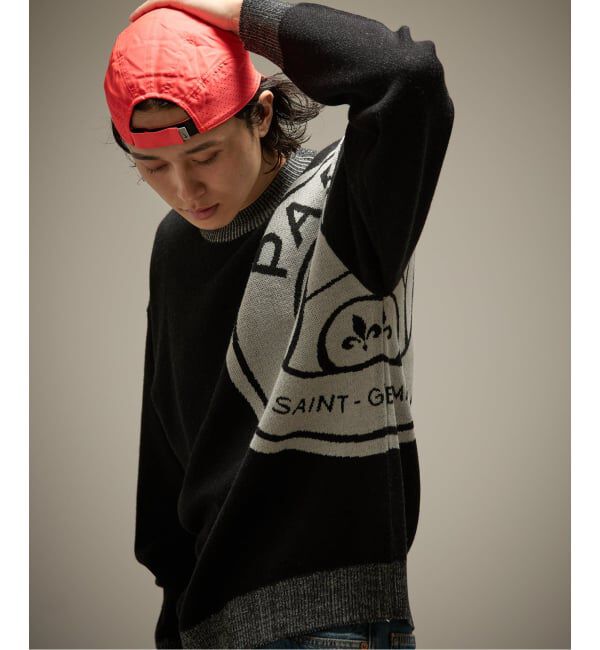 Paris Saint-Germain「【Paris Saint-Germain / パリ・サン＝ジェルマン】 JP Emblem knit pullover」|ニット・セーター|