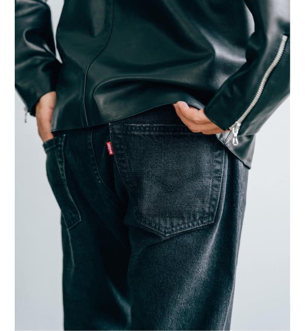 EDIFICE「《再予約》LEVI&rsquo;S(R)/リーバイス(R) 別注 BIG E 501(R) BLACK L28」|デニム|