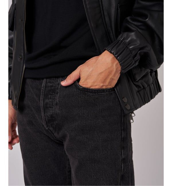 EDIFICE「《再予約》LEVI&rsquo;S(R)/リーバイス(R) 別注 BIG E 501(R) BLACK L28」|デニム|