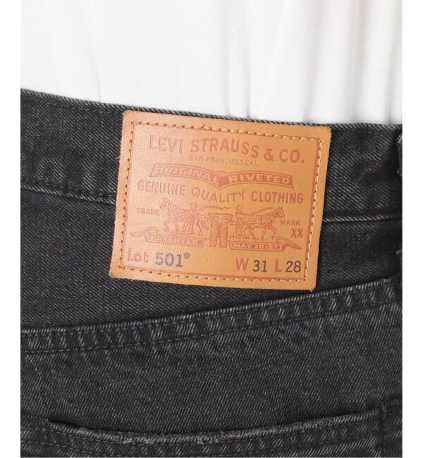 EDIFICE「《再予約》LEVI&rsquo;S(R)/リーバイス(R) 別注 BIG E 501(R) BLACK L28」|デニム|