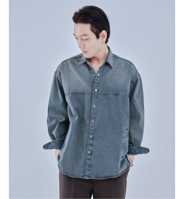 EDIFICE「LE JEAN DE EDIFICE 9オンス デニムシャツ」|デニムジャケット|