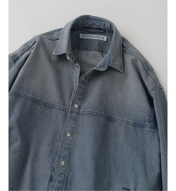 EDIFICE「LE JEAN DE EDIFICE 9オンス デニムシャツ」|デニムジャケット|