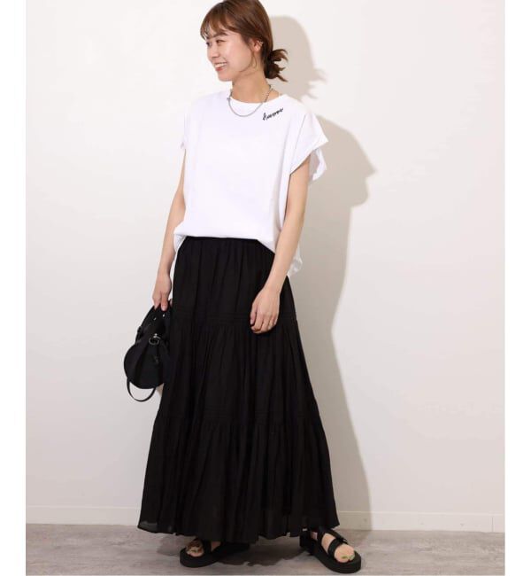 JOURNAL STANDARD relume「《追加3》刺繍ロゴフレンチTEE」|Tシャツ・カットソー|