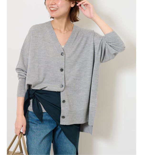 JOURNAL STANDARD relume「《追加》BiellaYarnワイドVネックカーディガン」|カーディガン|