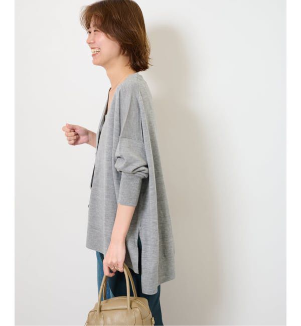 JOURNAL STANDARD relume「《追加》BiellaYarnワイドVネックカーディガン」|カーディガン|