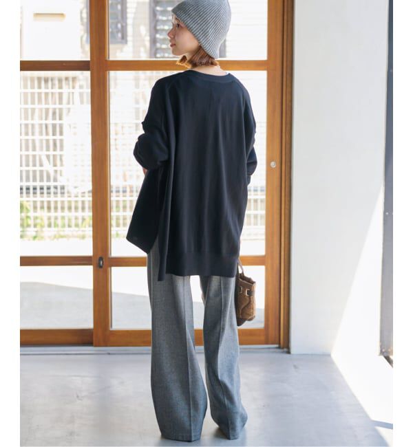 JOURNAL STANDARD relume「《追加》BiellaYarnワイドVネックカーディガン」|カーディガン|