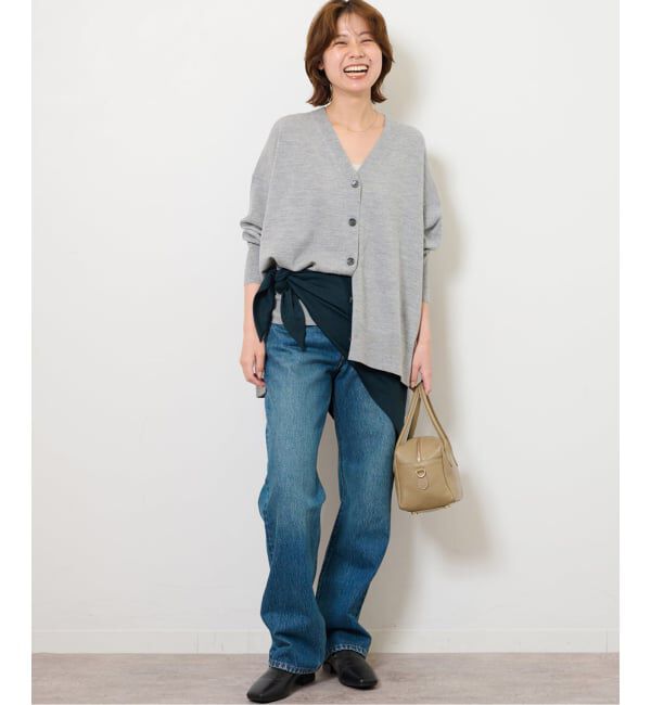 JOURNAL STANDARD relume「《追加》BiellaYarnワイドVネックカーディガン」|カーディガン|