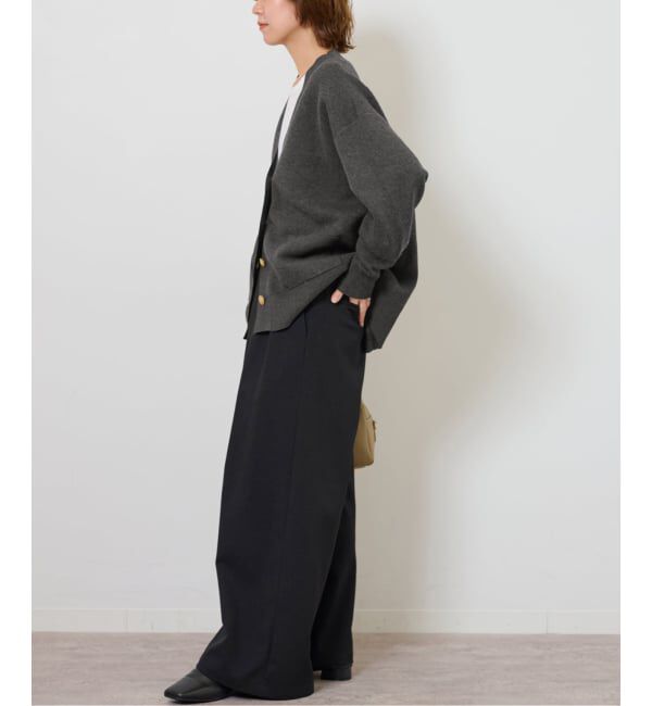 JOURNAL STANDARD relume「《追加2》コットンカシミヤミックスダブルニットVネックカーディガン」|カーディガン|