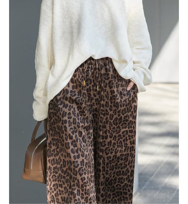 JOURNAL STANDARD「レオパードプリントギャザーパンツ」|その他|