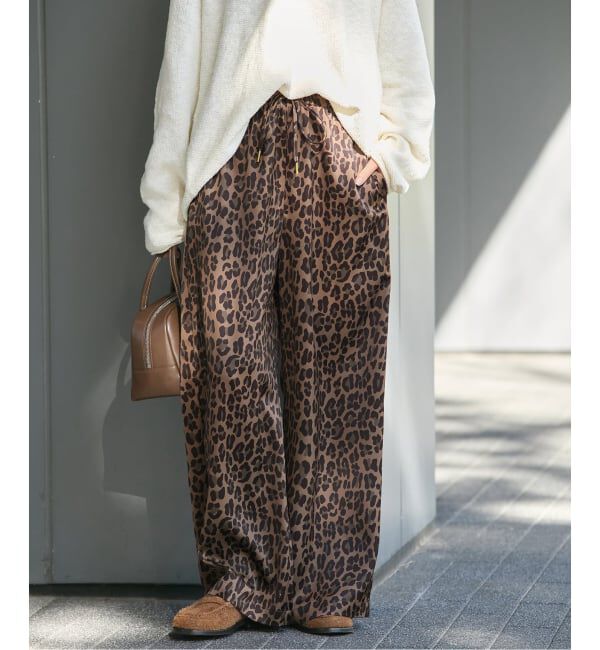 JOURNAL STANDARD「レオパードプリントギャザーパンツ」|その他|