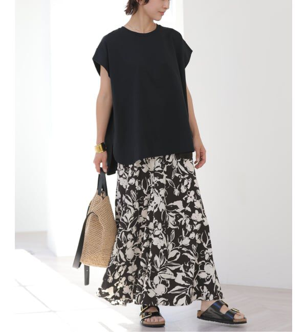 JOURNAL STANDARD relume「バイカラーリーフプリントスカート」|スカート|