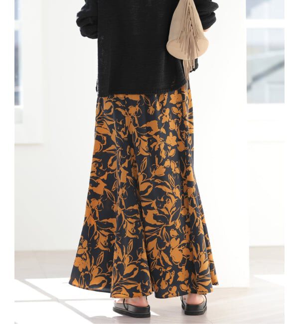 JOURNAL STANDARD relume「バイカラーリーフプリントスカート」|スカート|