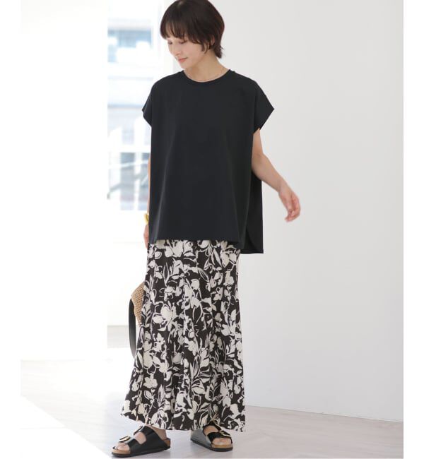 JOURNAL STANDARD relume「バイカラーリーフプリントスカート」|スカート|