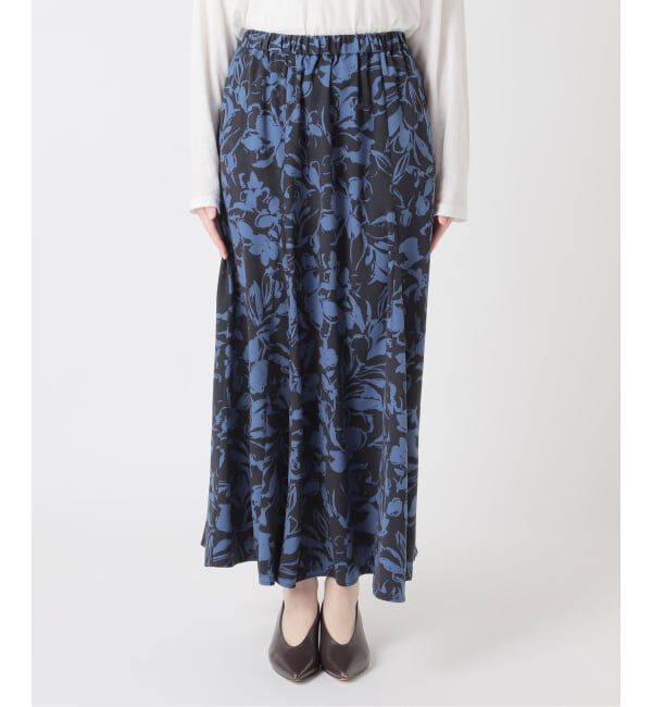 JOURNAL STANDARD relume「バイカラーリーフプリントスカート」|スカート|