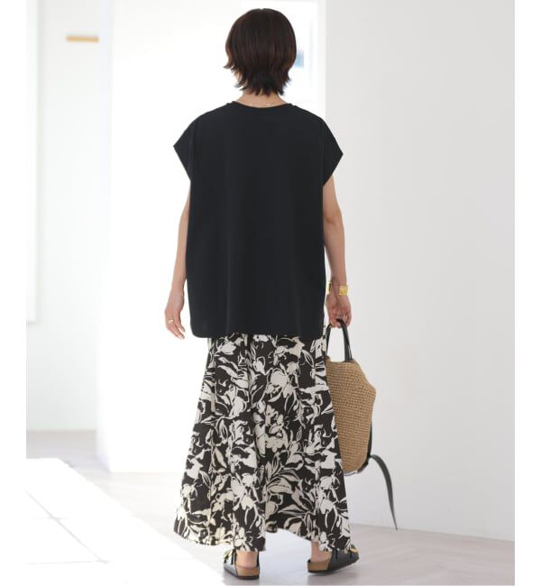 JOURNAL STANDARD relume「バイカラーリーフプリントスカート」|スカート|