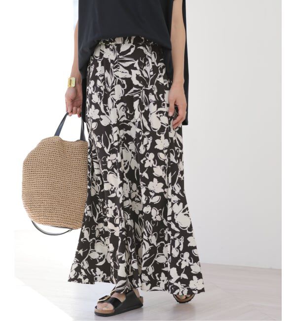 JOURNAL STANDARD relume「バイカラーリーフプリントスカート」|スカート|