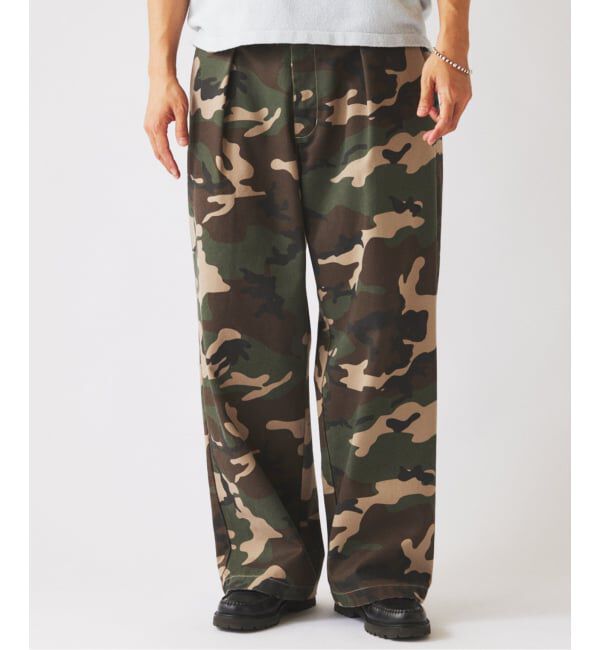 JOURNAL STANDARD relume「UNIVERSAL OVERALL / ユニバーサルオーバーオール 別注 1タック ワイドパンツ」|チノ|