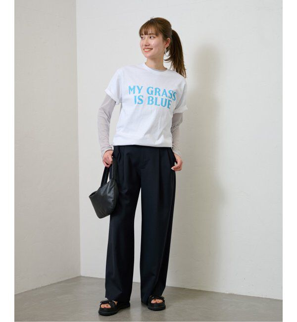 FRAMeWORK「【BLUESCENTRIC / ブルースセントリック】 MY GRASS IS BLUE SS TEE」|Tシャツ・カットソー|