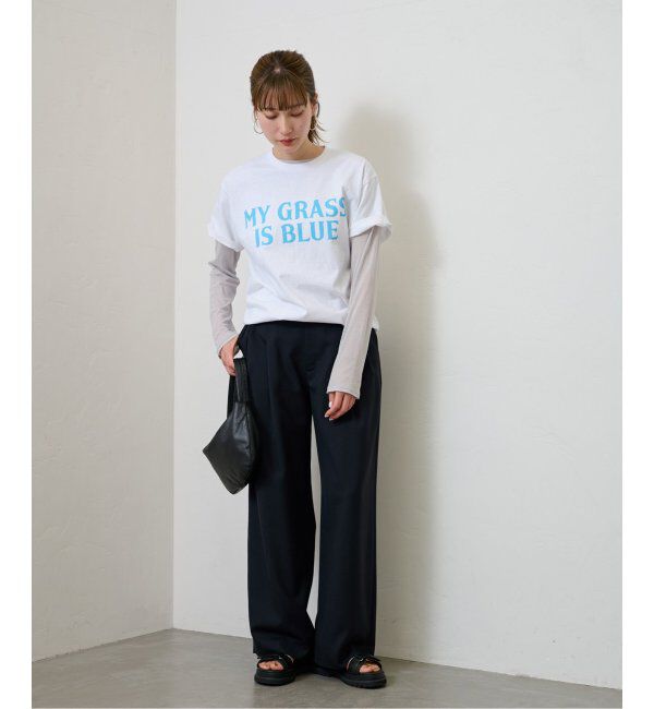 FRAMeWORK「【BLUESCENTRIC / ブルースセントリック】 MY GRASS IS BLUE SS TEE」|Tシャツ・カットソー|