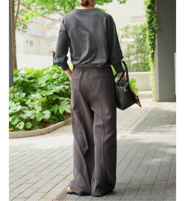 Spick and Span「《手洗い可 / 追加》18G クルーネックプルオーバー」|ニット・セーター|