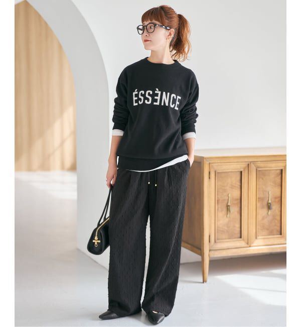 Spick and Span「《WEB限定 / 追加》ESSENCEロゴニット」|ニット・セーター|