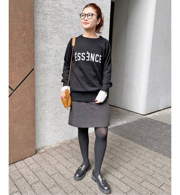 Spick and Span「《WEB限定 / 追加》ESSENCEロゴニット」|ニット・セーター|