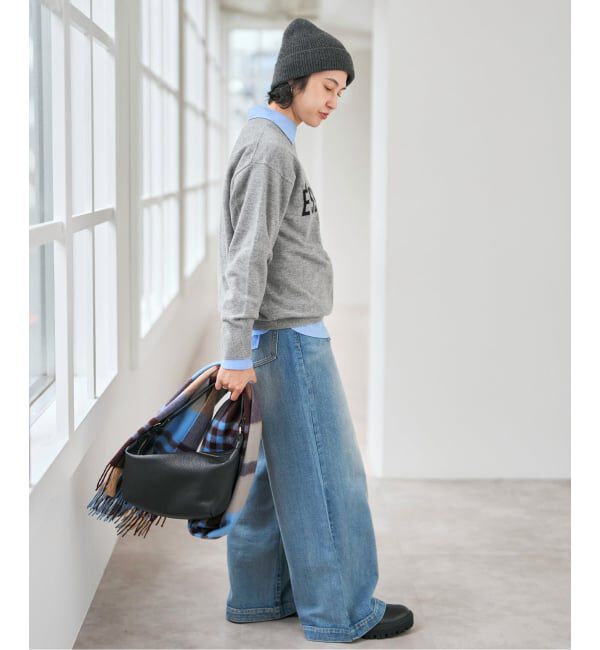 Spick and Span「《WEB限定 / 追加》ESSENCEロゴニット」|ニット・セーター|